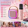 Bluetooth Karaoke Speaker with Wireless Microphone – Portable Rechargeable Music & Singing Speaker